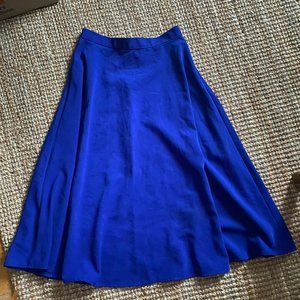 American Apparel cobalt blue A-line skirt
